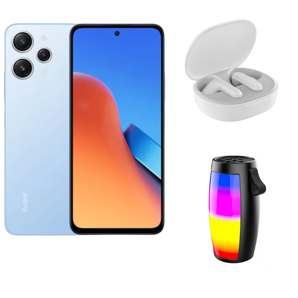 Celular Xiaomi Redmi 12 256gb 8gb ram + Redmi buds 4 lite + Bocina