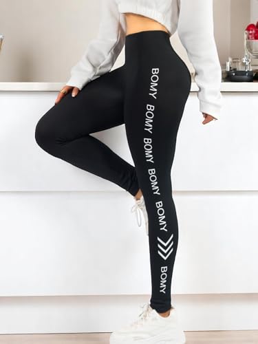 Pack de 2 Leggings Casuales de Mujer de Yoga para Dama y Cintura Alta Pantalones Ajustados con Control de Abdomen no transparentan