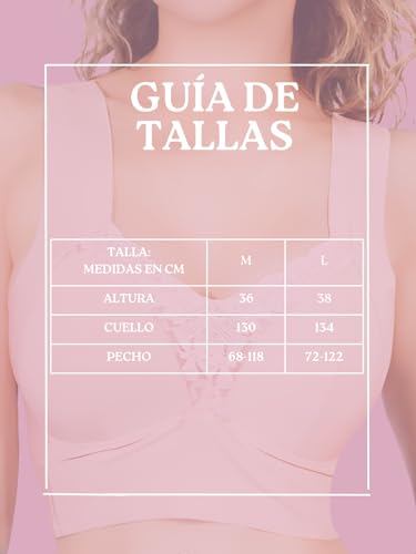 Set De 2 Brasieres Peto Push Up Mujer Ultrasoft Sin Varilla Cómodo