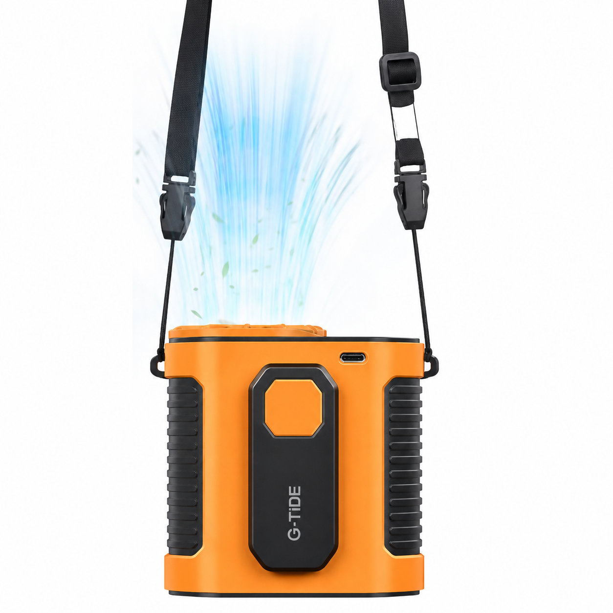 Ventilador Portátil 3 en 1 G-TIDE FW01 con Linterna y Power Bank