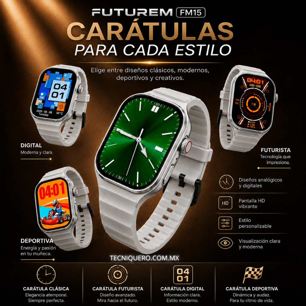 BOCINA XIAOMI SOUND POCKET (AZUL) + SMARTWATCH FUTUREM FM15 (PLATA)