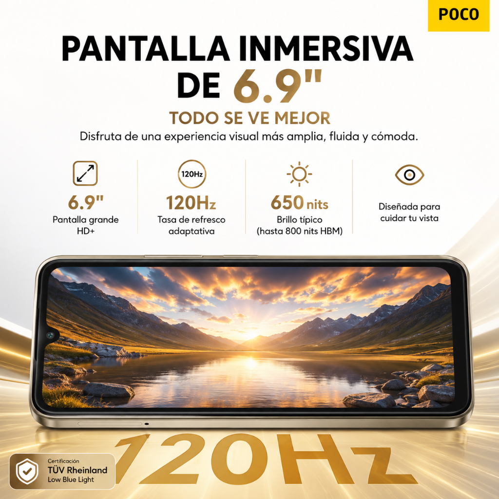 Xiaomi POCO C81 Pro 128GB + Smartwatch Romance G-Tide