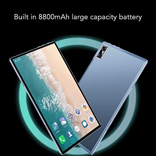 Tablet Android , 1920x1200 IPS HD Screen, 6GB RAM 128GB ROM, Octa Core Processor, Dual Sim 4G LTE Call Tablet, WiFi Tablet PC 8800mah Azul(US)