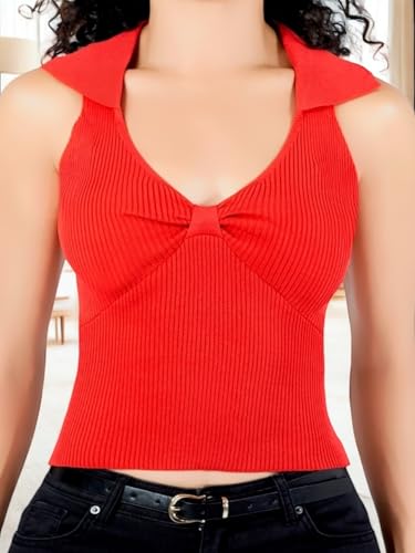 Blusa Casual Mujer Moderna Tejido Acanalado Stretch