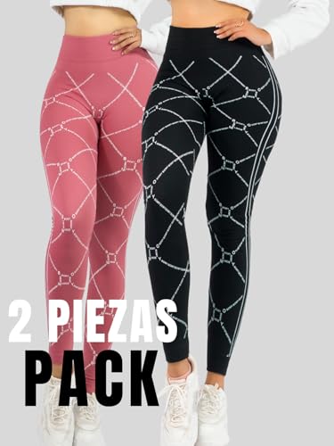 Set De 2 Legging Mujer Mallones Leggins Mayon Mallas