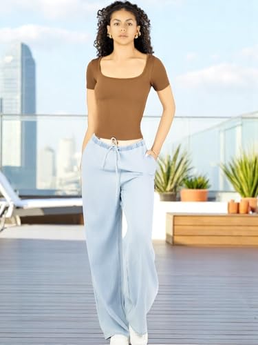 Playera Manga Corta Canale Stretch Mujer – Ajuste Perfecto