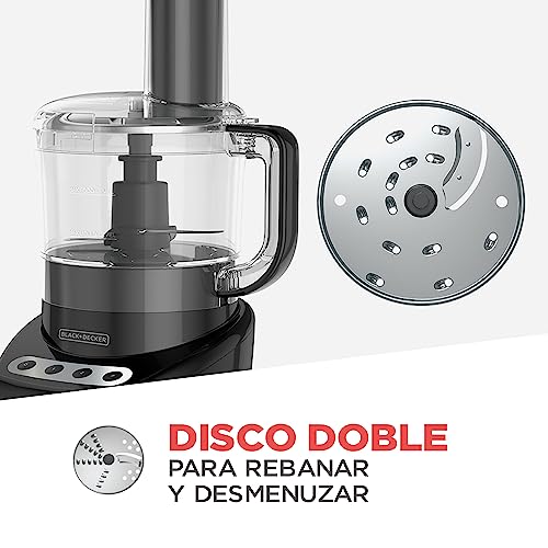 Procesador de Alimentos Black Decker, Mezcla, Pica, Rebana y Ralla.
