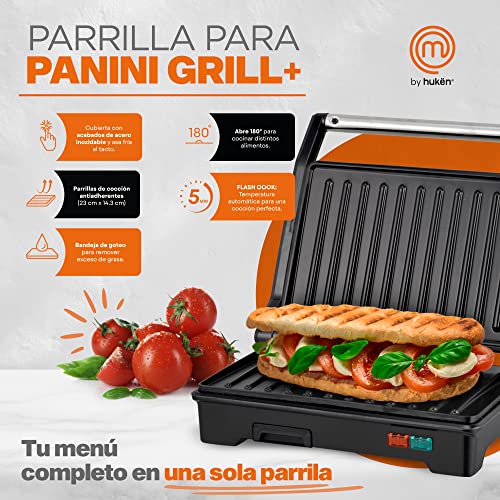 Prensa eléctrica para pan antiadherente.