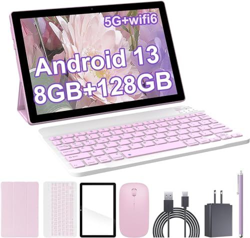Tablet Android 13 con teclado  8GB de RAM+128 GB de ROM