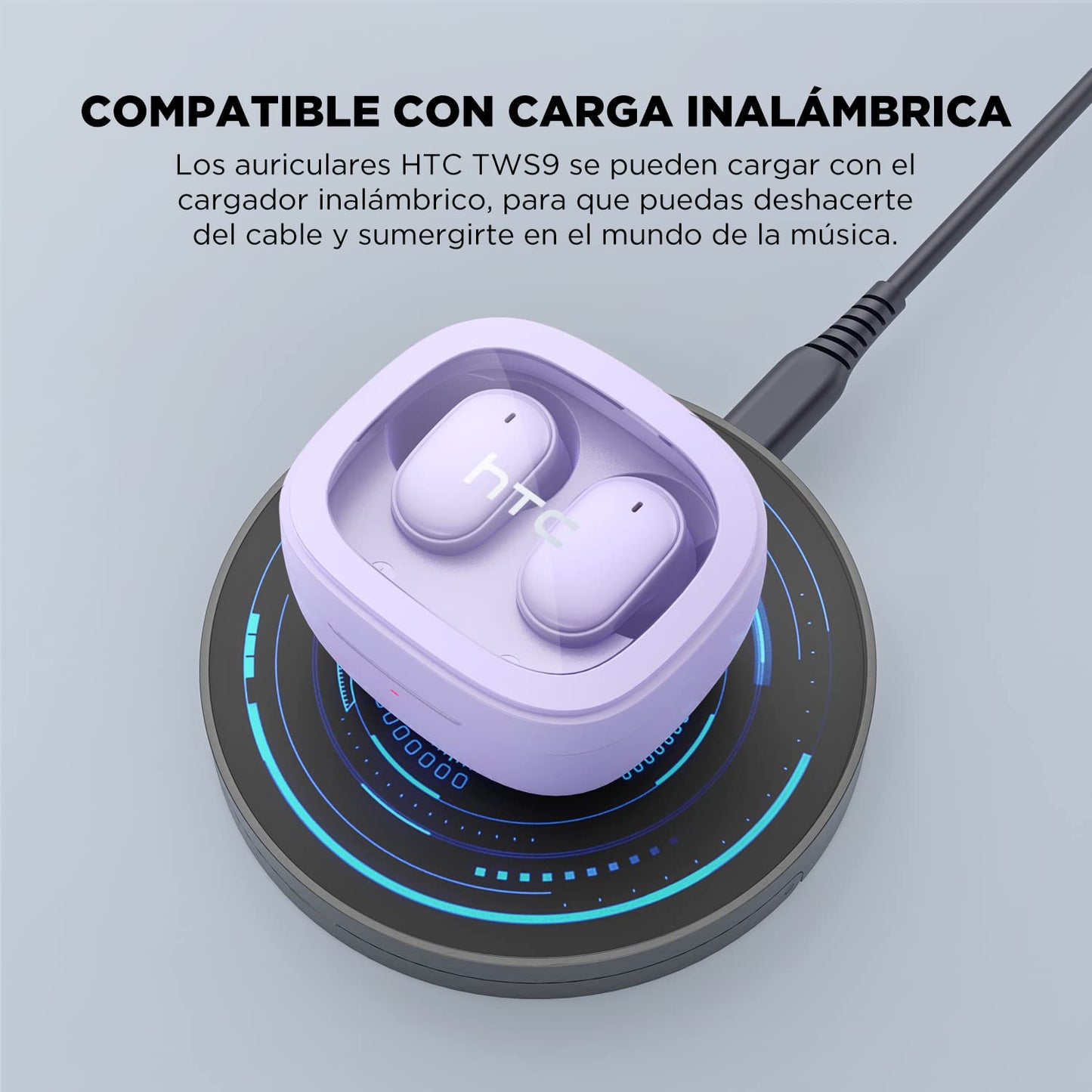 Audífonos Inalámbricos HTC Bluetooth 5.3 Audífonos-Inalámbricos Manos Libres
