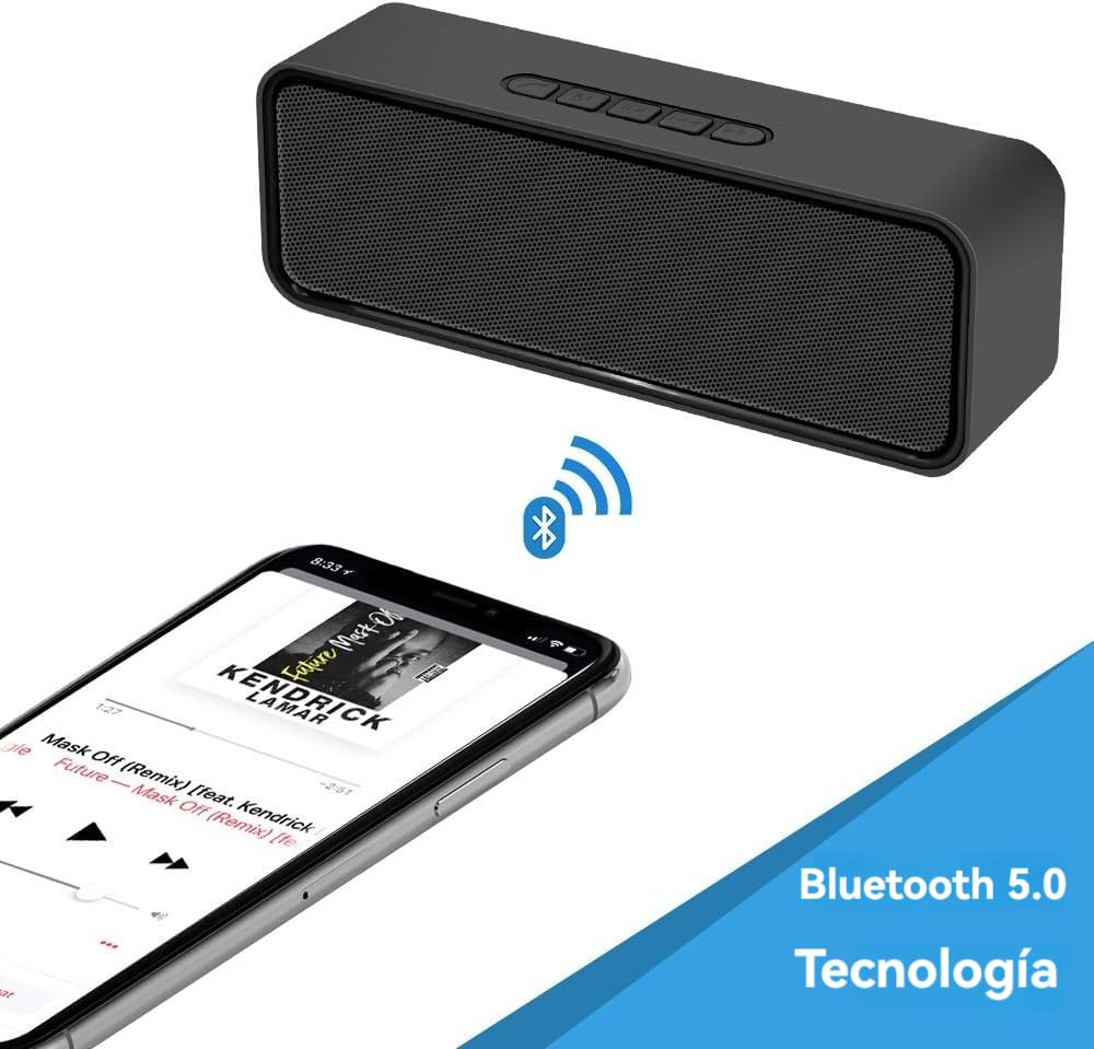 Revisión del soporte de sonido estéreo Bluetooth SOYTO en color negro para una experiencia musical detallada.