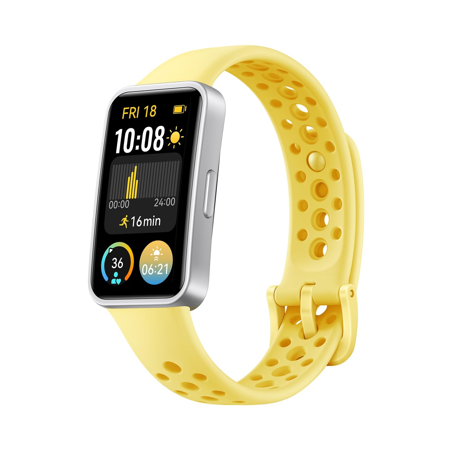 HUAWEI Band 9, Monitoreo de salud, Carga rápida, Batería hasta por dos semanas. Amarillo