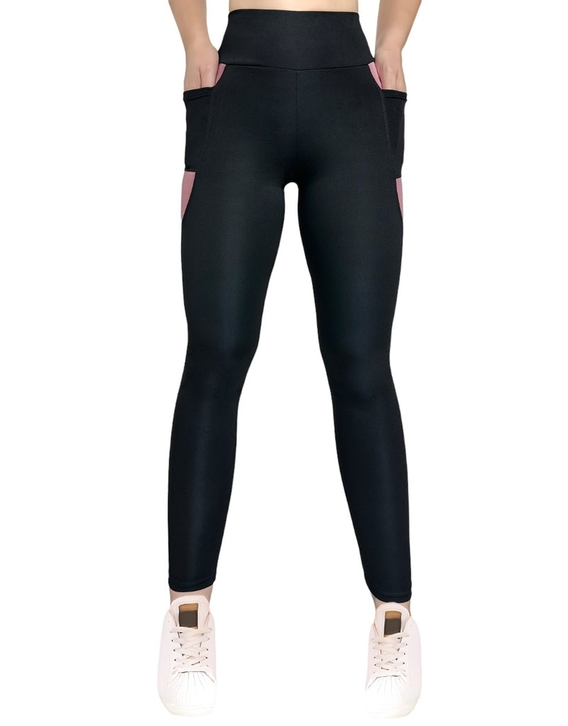 Leggins Deportivo Mujer Mallas Gym Mallones Dama Con Bolsas