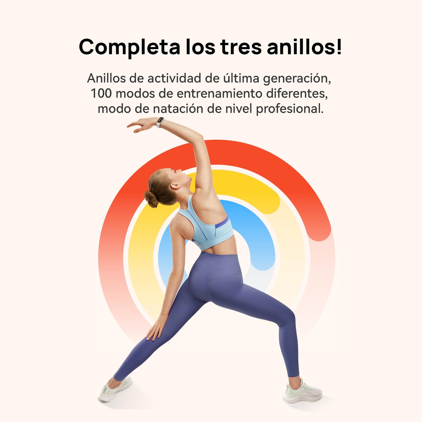 HUAWEI Band 9, Monitoreo de salud, Carga rápida, Batería hasta por dos semanas. Amarillo