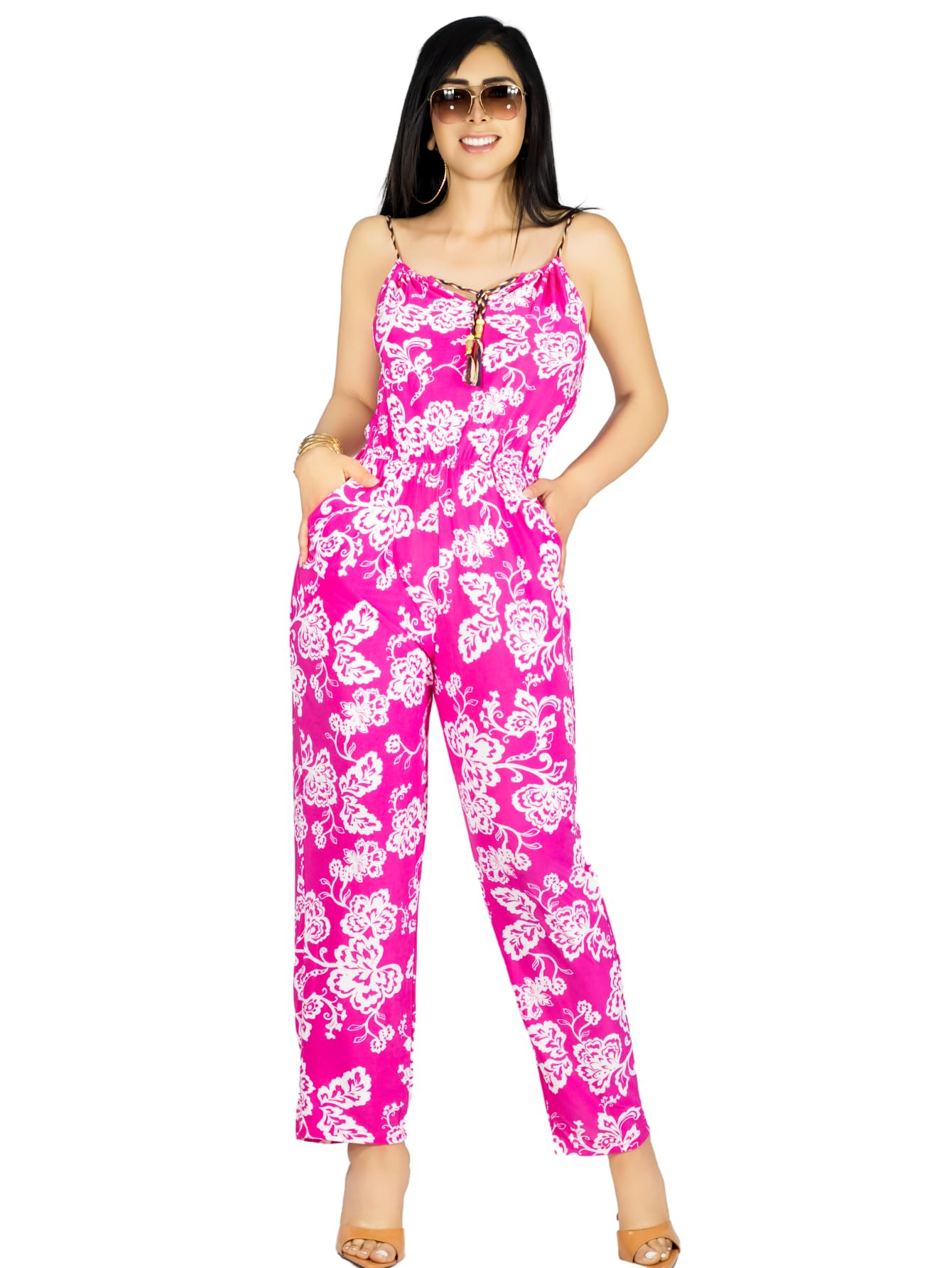 Enterizo Largo Mujer Palazzo Casual Jumpsuit Juvenil Jumper