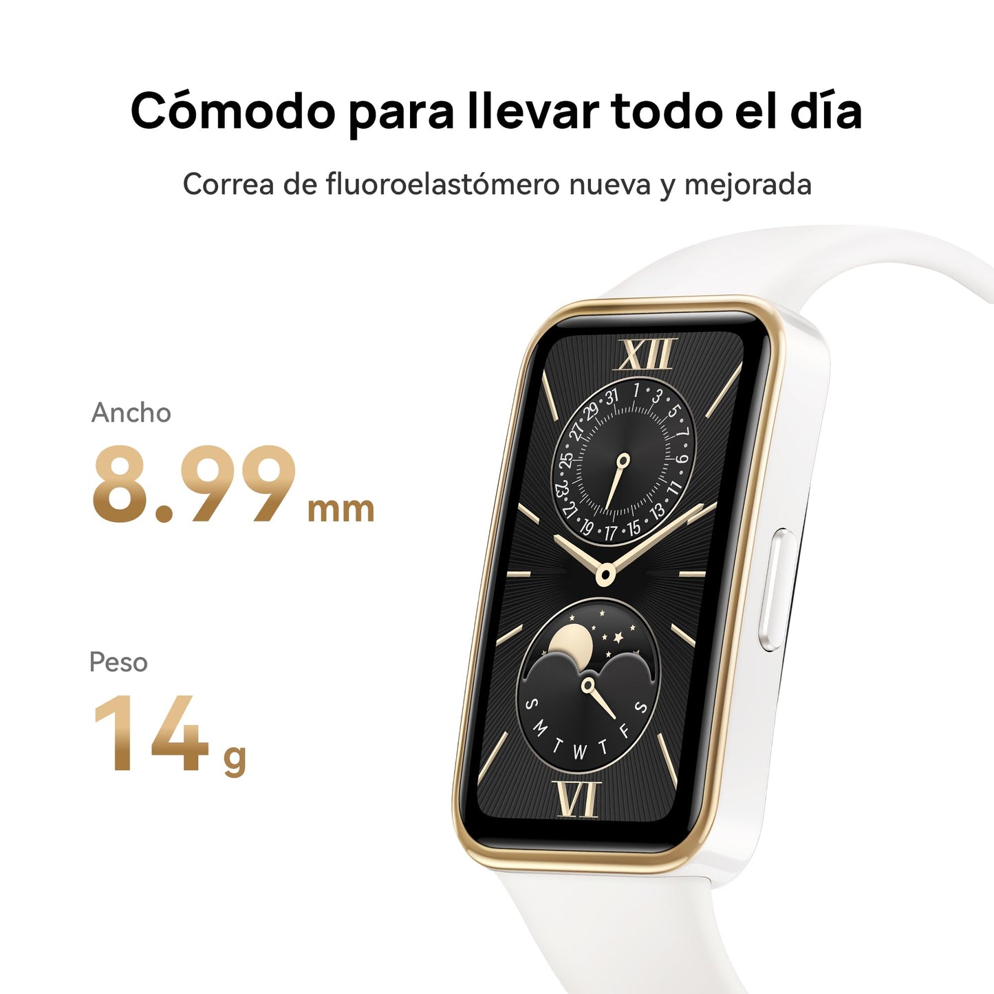 HUAWEI Band 9, Monitoreo de salud, Carga rápida, Batería hasta por dos semanas. Amarillo