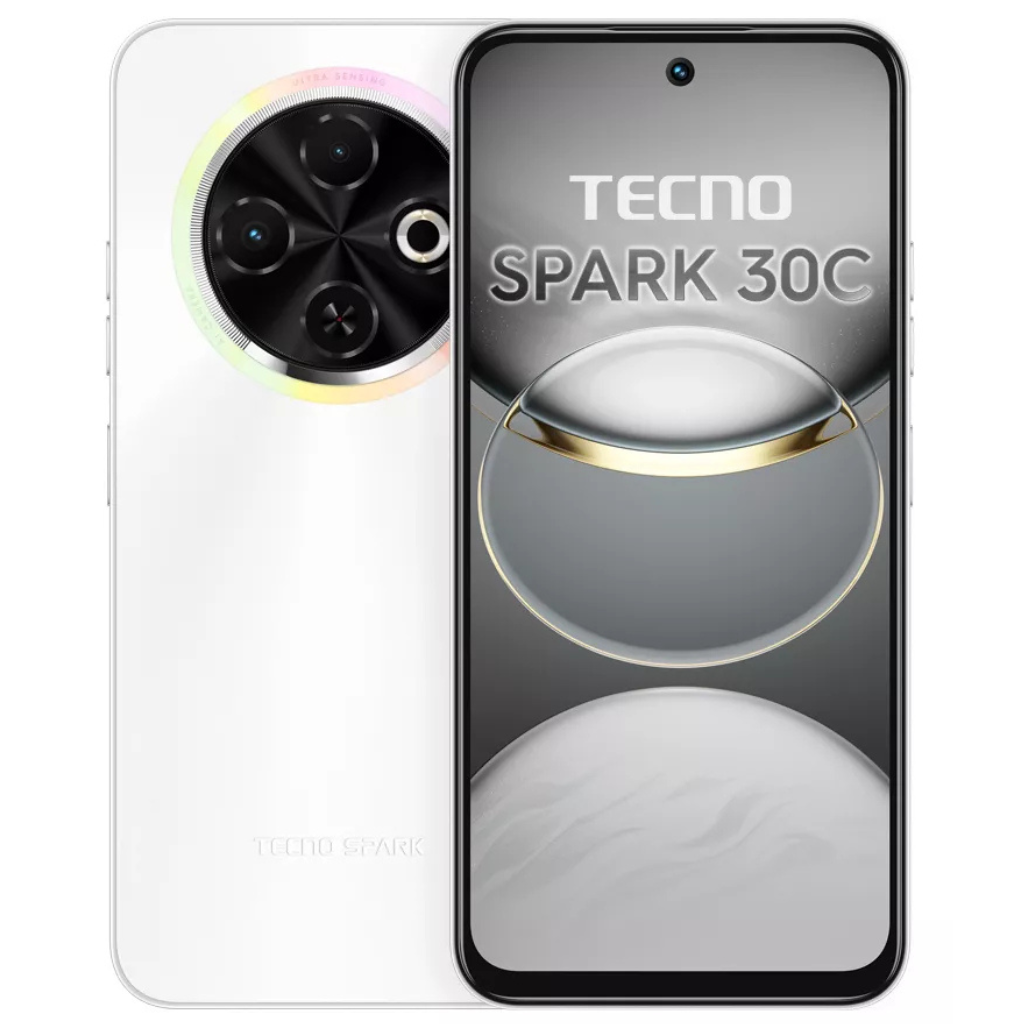 Celular Tecno Spark 30C 256gb/8gb RAM Orbit White + Redmi buds 4 active Blanco