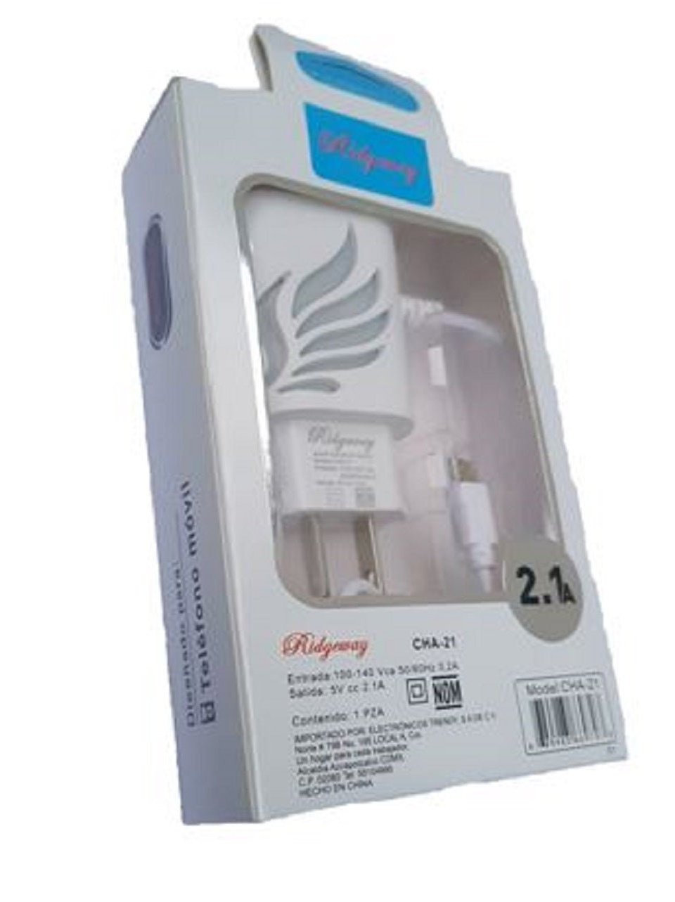 Cargador Celular Cha-21 Con 2 Puertos Usb - Tecniquero