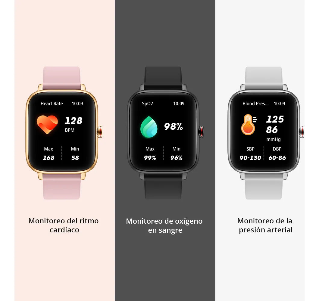 Smartwatch Colmi P8 Max Plateado – Reloj Inteligente Unisex con Llamadas, Salud y Estilo Deportivo