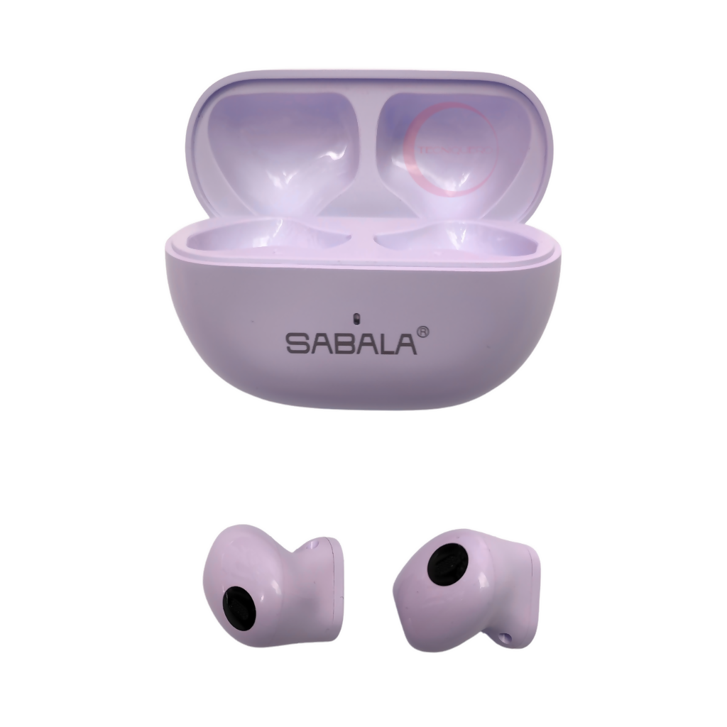 Auriculares Inalámbricos TWs Sabala ST-549 - Bluetooth 5.3, Diseño Ergonómico y Calidad de Sonido Superior. Color: Lila