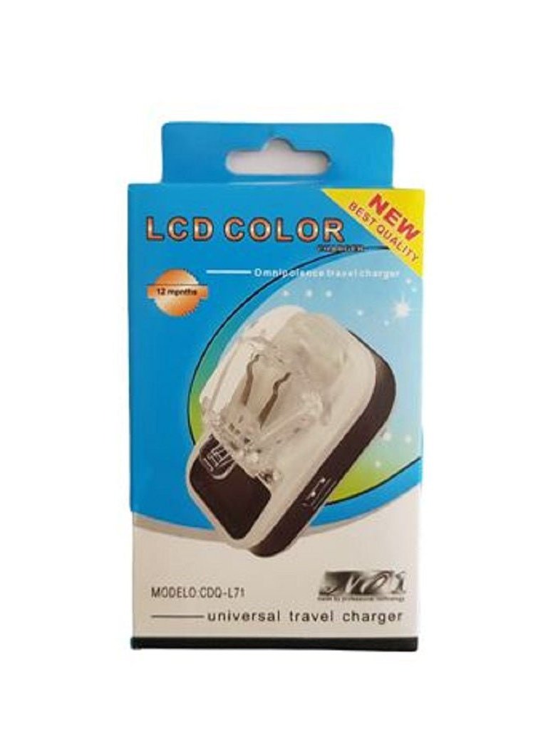 Multicargador Universal De Baterías Pantalla Lcd, Usb - Tecniquero