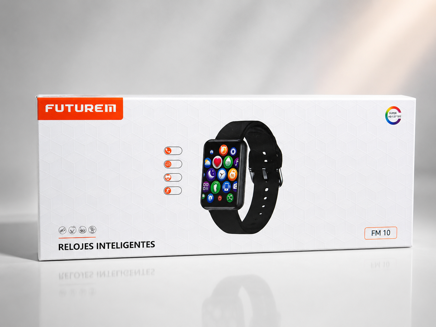 Smartwatch Futurem FM10 con Llamadas Bluetooth, Pantalla 1.57" y Funciones Inteligentes