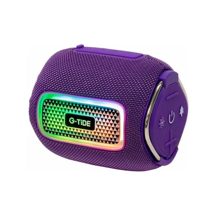 Bocina G-Tide SV31 Bluetooth resistente al agua, potencia 10W, duración hasta 6horas.