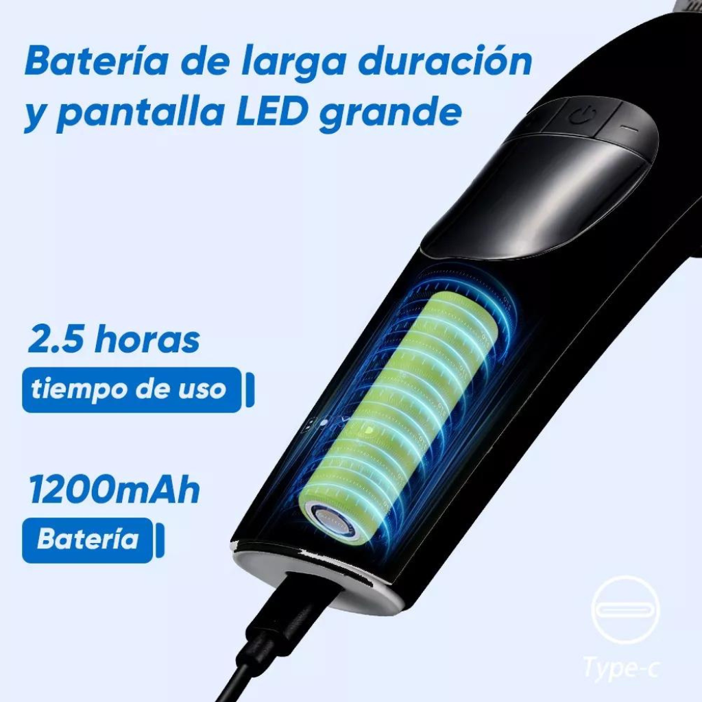 Máquina para cortar Cabello BOMIDI recargable, carga USB.