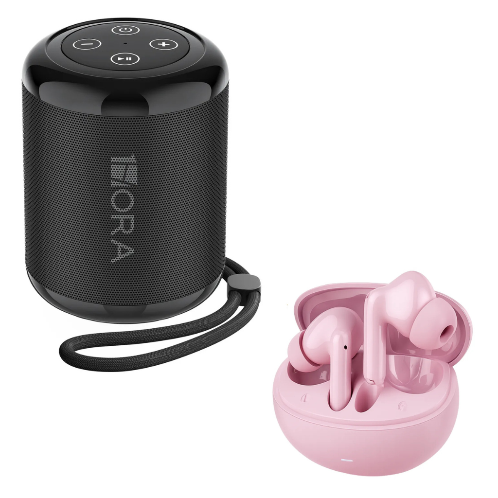 Bocina BOC062 1HORA y Audifonos G-Tide L42