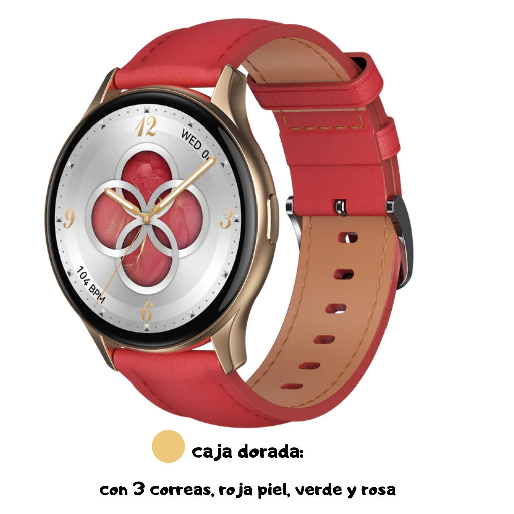 Smartwatch G-Tide R5 (dorado) con Audífonos G-Tide L42