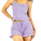 Conjunto de Pijama para Dama, Playera de Verano y Pantalones Cortos, Conjunto de Ropa de Dormir Suave Y Muy Ligera