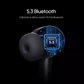 Audífonos Bluetooth Tecno Buds3  Intrauditivos. Negro