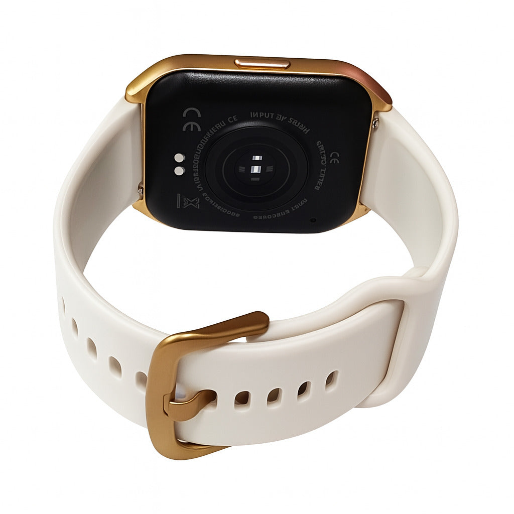 Smartphone XIAOMI POCO C71 4/128 GB (dorado) con Smartwatch FILWANS GTS MINI (dorada) y Bocina 1HORA BOC244 (roja)