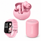 SMARTWATCH FUTUREM FM13 (ROSA)+ AUDIFONOS G-TIDE L42 (ROSA) + BOCINA SANAG X6S (ROSA)