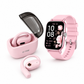 Smartwatch Futurem  FM13 (Rosa) + Audifonos G-tide OWS 8 (Rosa)