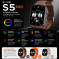 SMARTWATCH G-TIDE S5 PRO (CORREAS: CUERO, MARFIL, NARANJA) + AUDIFONOS REDMI BUDS 6 PLAY (NEGRO)
