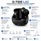 SMARTWATCH WATCH 5 ACTIVE (NEGRA) + AUDIFONOS G-TIDE L42 (NEGRO) + POWER BANCK G-TIDE P1 (NEGRA)