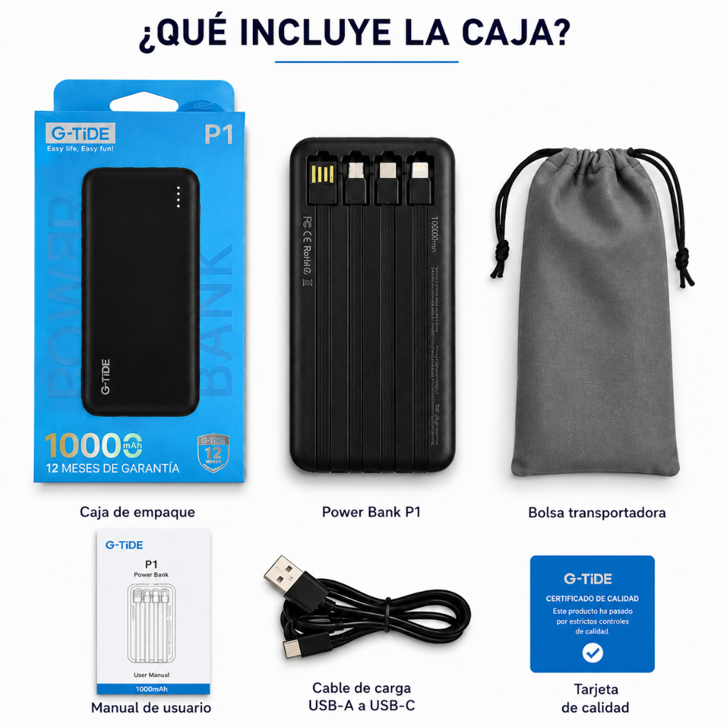 SMARTWATCH WATCH 5 ACTIVE (NEGRA) + AUDIFONOS G-TIDE L42 (NEGRO) + POWER BANCK G-TIDE P1 (NEGRA)