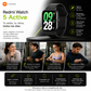 SMARTWATCH REDMI WATCH 5 ACTIVE (NEGRO) + AUDIFONOS G-TIDE FUTURE LOOPS (NEGRO)