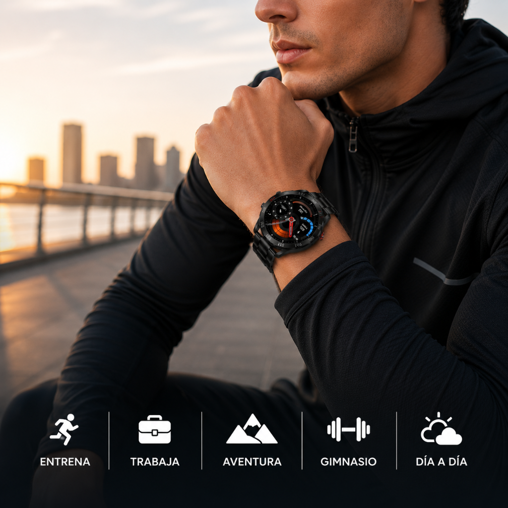 BOCINA XIAOMI SOUND POCKET (AZUL) + SMARTWATCH FILWANS GTR (NEGRO)