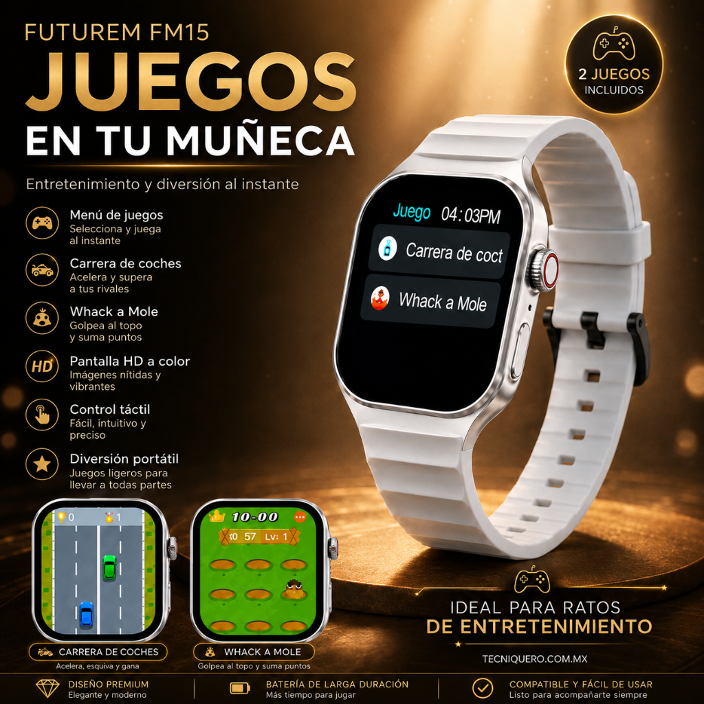 BOCINA XIAOMI SOUND POCKET (AZUL) + SMARTWATCH FUTUREM FM15 (PLATA)