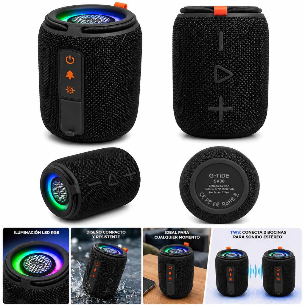 SMARTPHONE DOOGEE BLASE 10 PRO ENERGY + SMARTWATCH FILWANS GTR (NEGRA) Y BOCINA G-TIDE SV-30