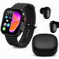 AUDIFONOS BUDS 6 PLAY (NEGRO) + SMARTWATCH MICROWEAR U5