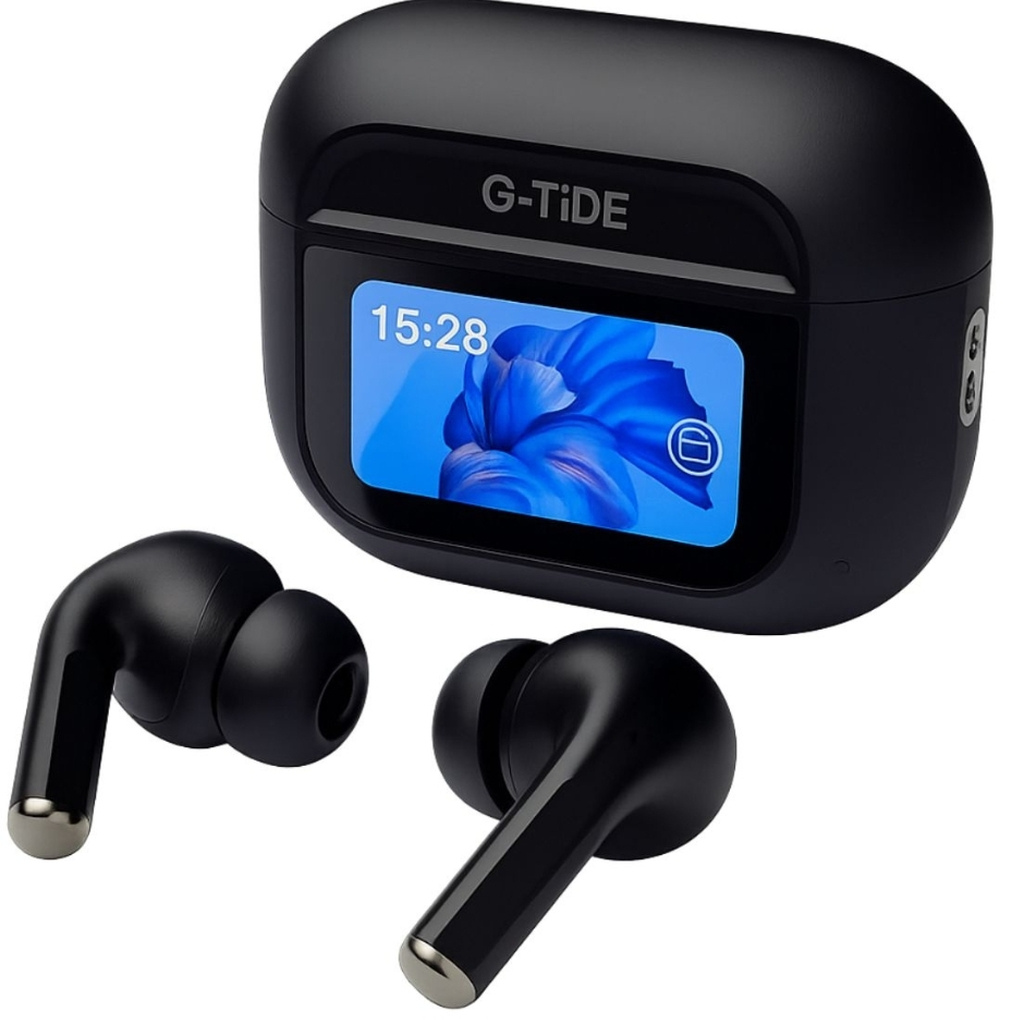 AUDIFONOS G-TIDE FUTURE POD (NEGRO) + SMARTWATCH MICROWEAR U5