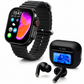 AUDIFONOS G-TIDE FUTURE POD (NEGRO) + SMARTWATCH MICROWEAR U5