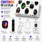 AUDIFONOS G-TIDE FUTURE LOOPS (NEGRO) + SMARTWATCH MICROWEAR U5