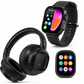 AUDIFONOS G-TIDE FUTURE LOOPS (NEGRO) + SMARTWATCH MICROWEAR U5