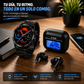 Smartwatch Filwans GTR (Negro) + Audífonos G-Tide Future Pods (Negro)