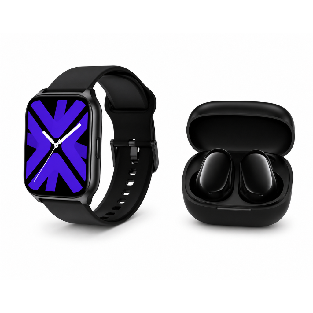SMARTWATCH FILWANS GTS MINI (AZUL) + AUDIFONOS REDMI BUDS 6 PLAY (NEGRO)