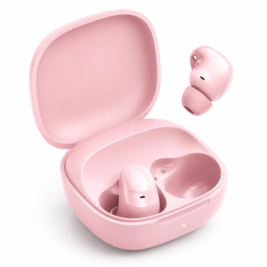 AUDIFONOS REDMI BUDS 6 PLAY (ROSA) + SMARTWATCH FILWANS GTS MINI (DORADA) + BOCINA SANAG M15 (ROJA)
